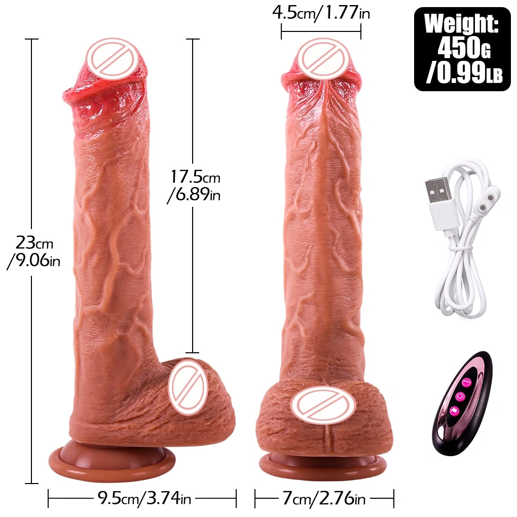 Afstandsbedienbare siliconen penis met realistische vloeibare siliconen 100% waterdichte dildo vrouwelijke masturbator volwassenen情趣speelgoed-BJD-E005