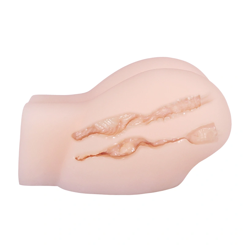 Jucarie pentru bărbați, vibrator personalizat cu canal dublu pentru fute și sex anal, cu fund mare, cupă de masturbare, vibrator pentru fute și sex anal BJD-F084-1