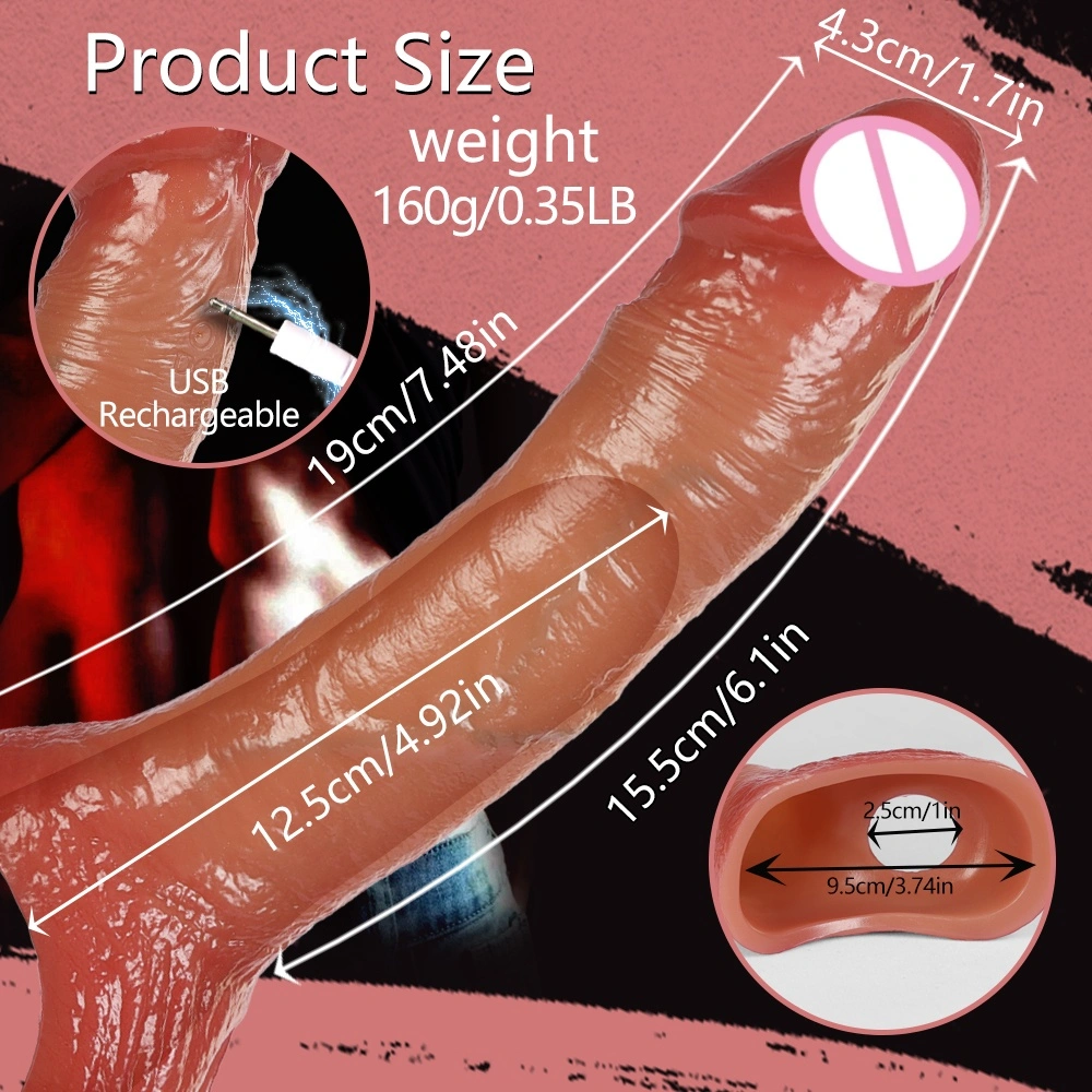 Silicone penisverlenger condoom Mannenpeniscondoom Silicone condoom Voor mannen LM-CT611-1