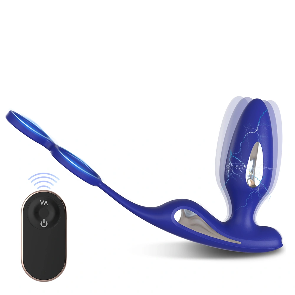 Oplaadbare afstandsbediening anale vibrator anale plug prostaatmassageapparaat sexspeelgoed voor mannen monster HXR IPX7 waterdicht S-S426