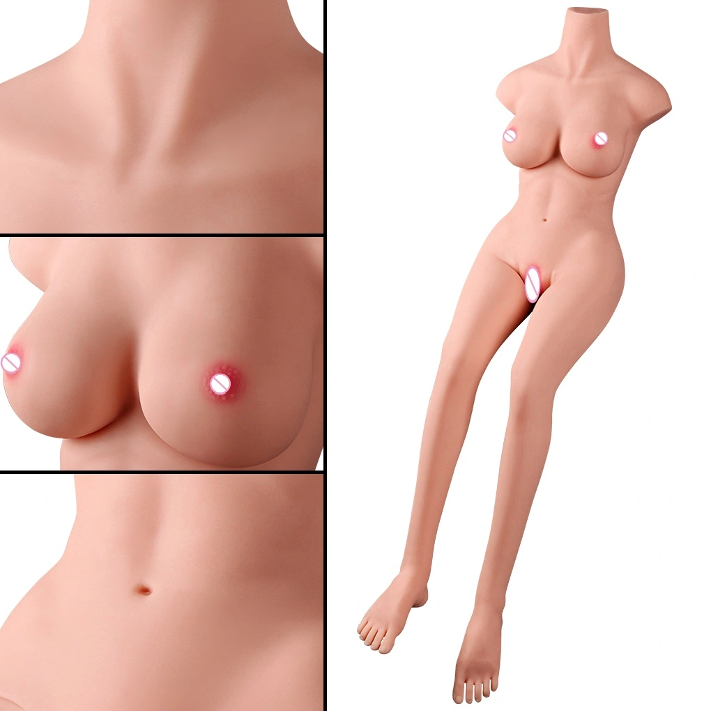 Realistische halflange silica pop - vrouwelijke romp masturbator met realistische bil en vagina, waterdicht, niet opblaasbaar, volwassenengebruik BJD - A028 - 2