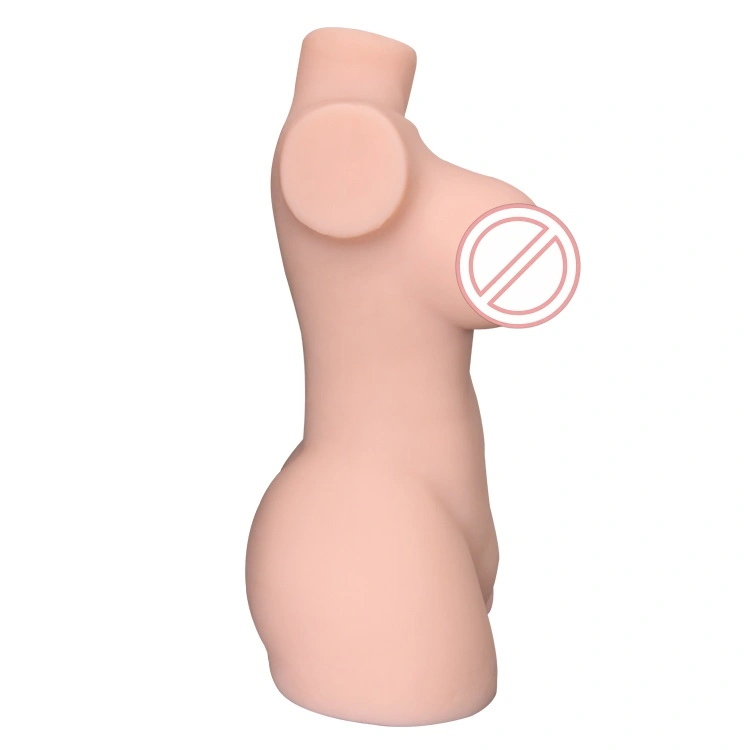 Fabrik salg af halvkroppede kærlighedsdukker 4-kanals realistiske vagina bryst anus sexdukke mandlig masturbation voksenbrug BJD-A065