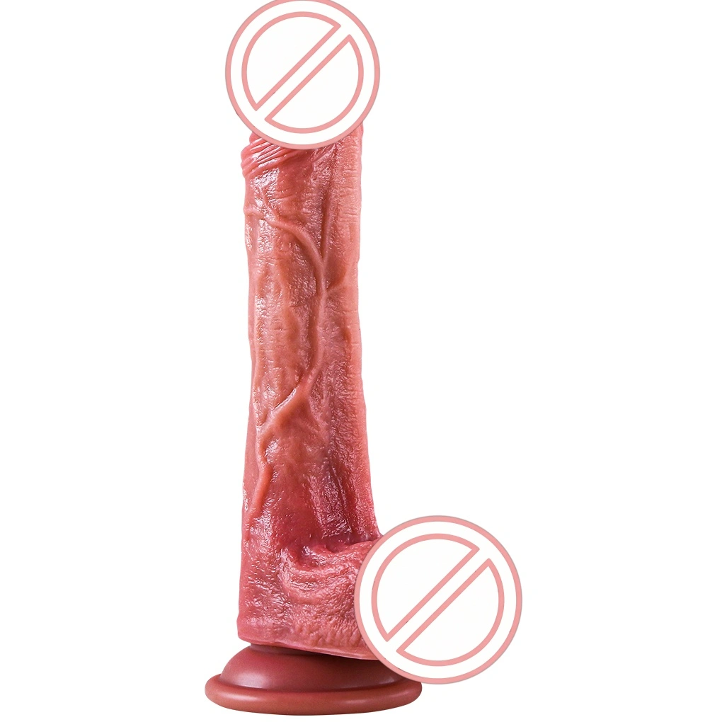 Liquidi silikoni-todellinen dildovibraattori naisten seksilelu etäohjattava vibroiva dildostimulaattori seksilelu -BJD-E003-J
