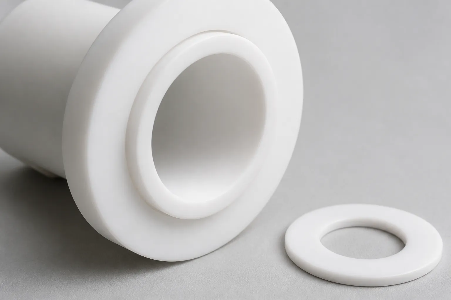 Custom PTFE Bearings & Slide Plates | Low-Friction Fluoropolymer Bushings