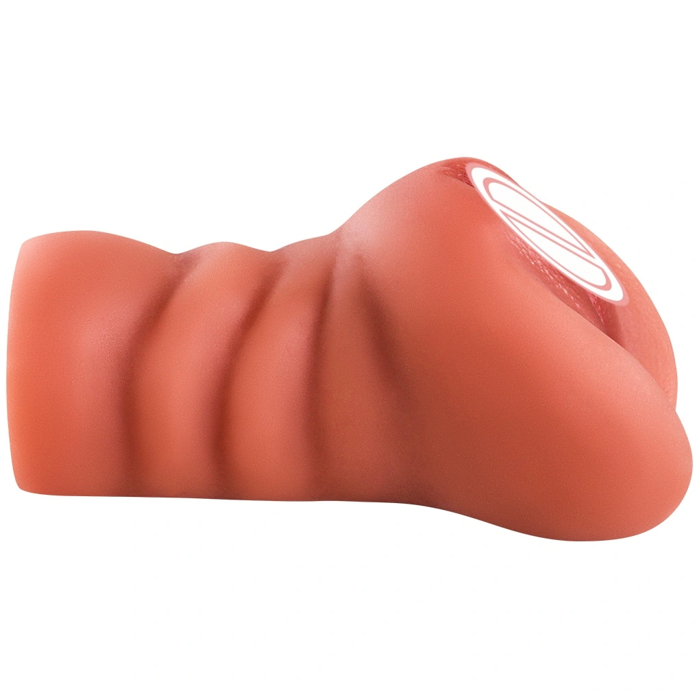 Seks speelgoed Mannenmasturbatiekop Seks instrument Pocket vulva Vliegtuig kop Zacht materiaal TPE materiaal Echte tactiele ervaring -BJD-B023-2