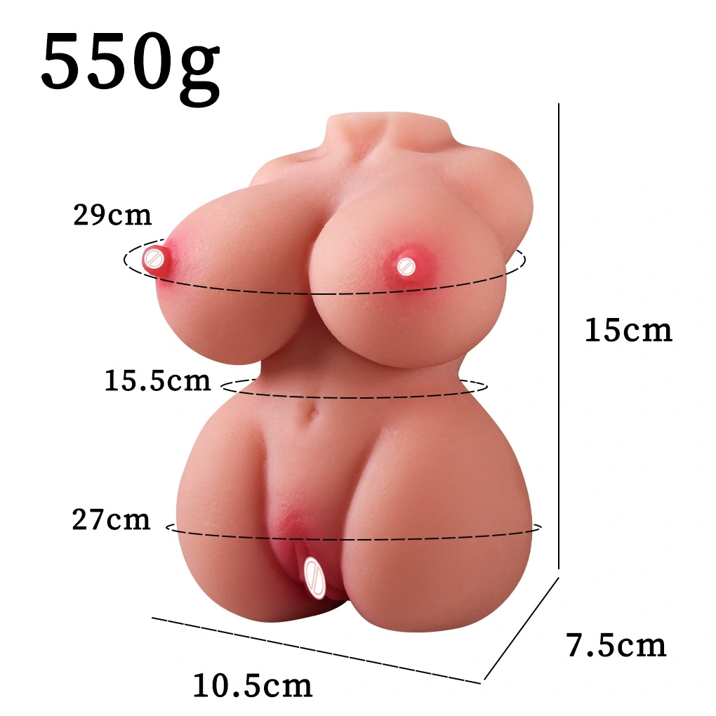 Boneka seks faraj TPE realistik, reka bentuk separuh badan silikon pinggul besar, sesuai untuk masturbasi lelaki-BJD-A003-1J