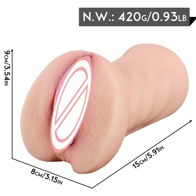 Mannelijke TPE-materiaal 100% waterdichte vliegtuigbeker-vormige masturbator volwassen erotisch speelgoedpop HXR BJD-B075