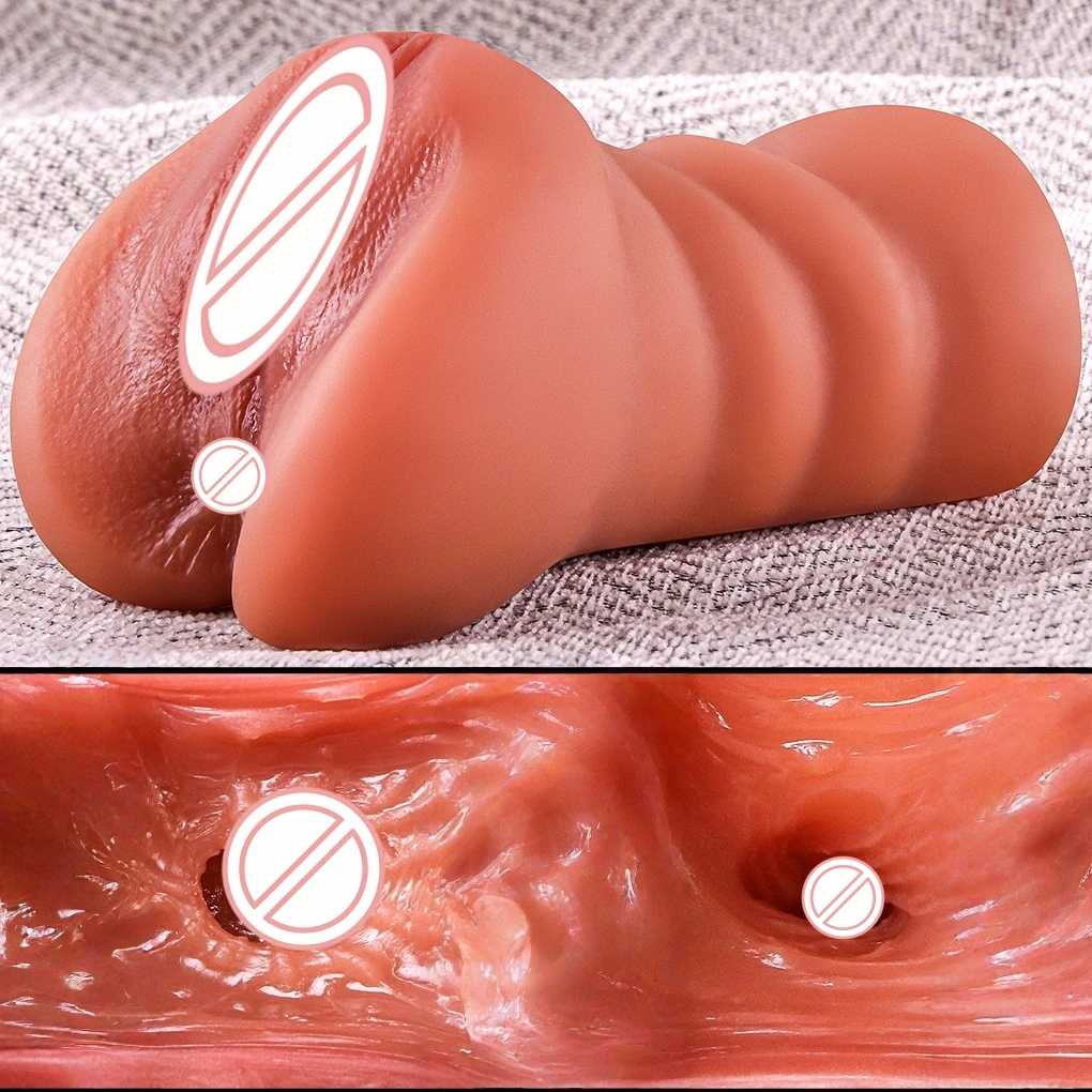 Jucării sexuale, pahar de masturbare pentru bărbați, instrumente sexuale, vagin de buzunar, pahar de avion, text texture moale, material TPE, senzație tactilă reală -BJD-B023-2