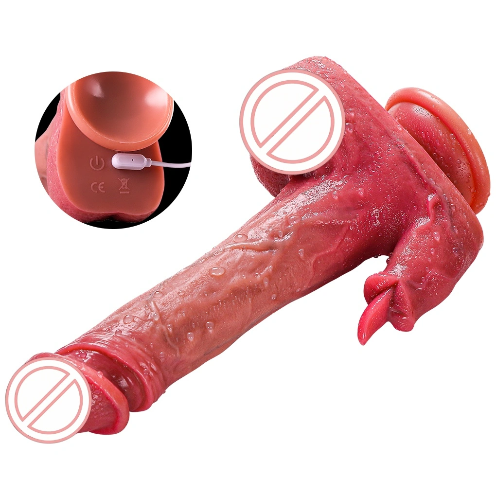Vloeibare siliconen realistische dildo vibrator vrouwen sexspeelgoed vibrerende dildo stimulator sexspeelgoed -BJD-E003-J