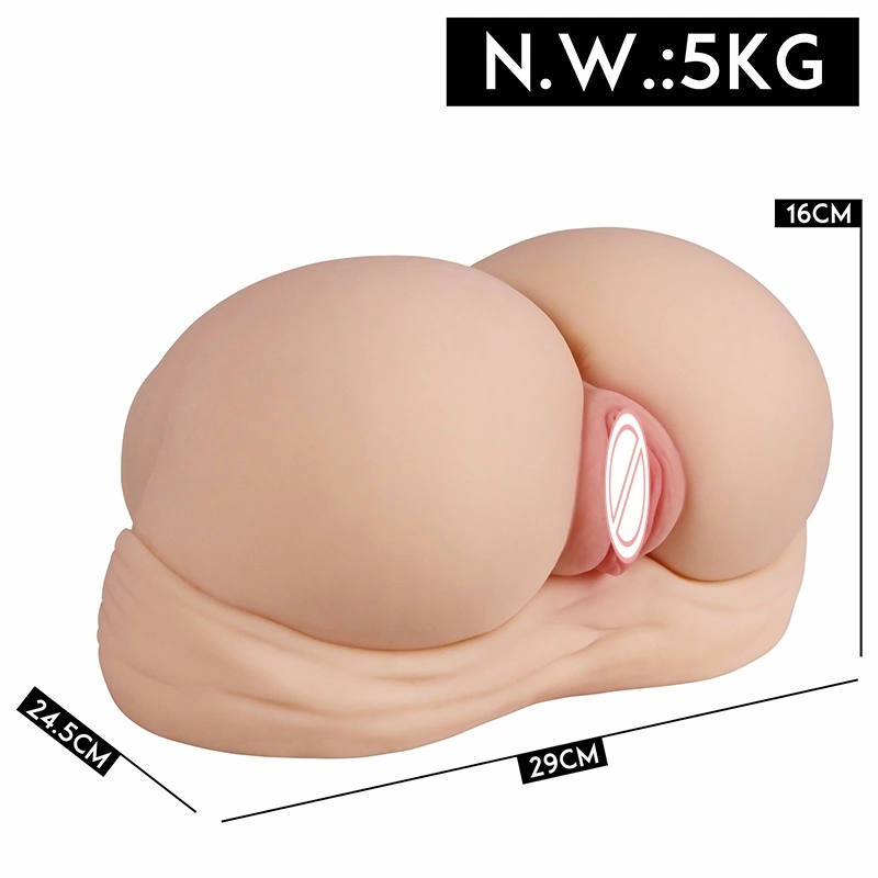 Masturbation blyantmodel,真人模型, stor bagside halvkrop realistisk dukke,真人størrelse dobbel vaginamodel, albueblyantmodel-BJD-F034