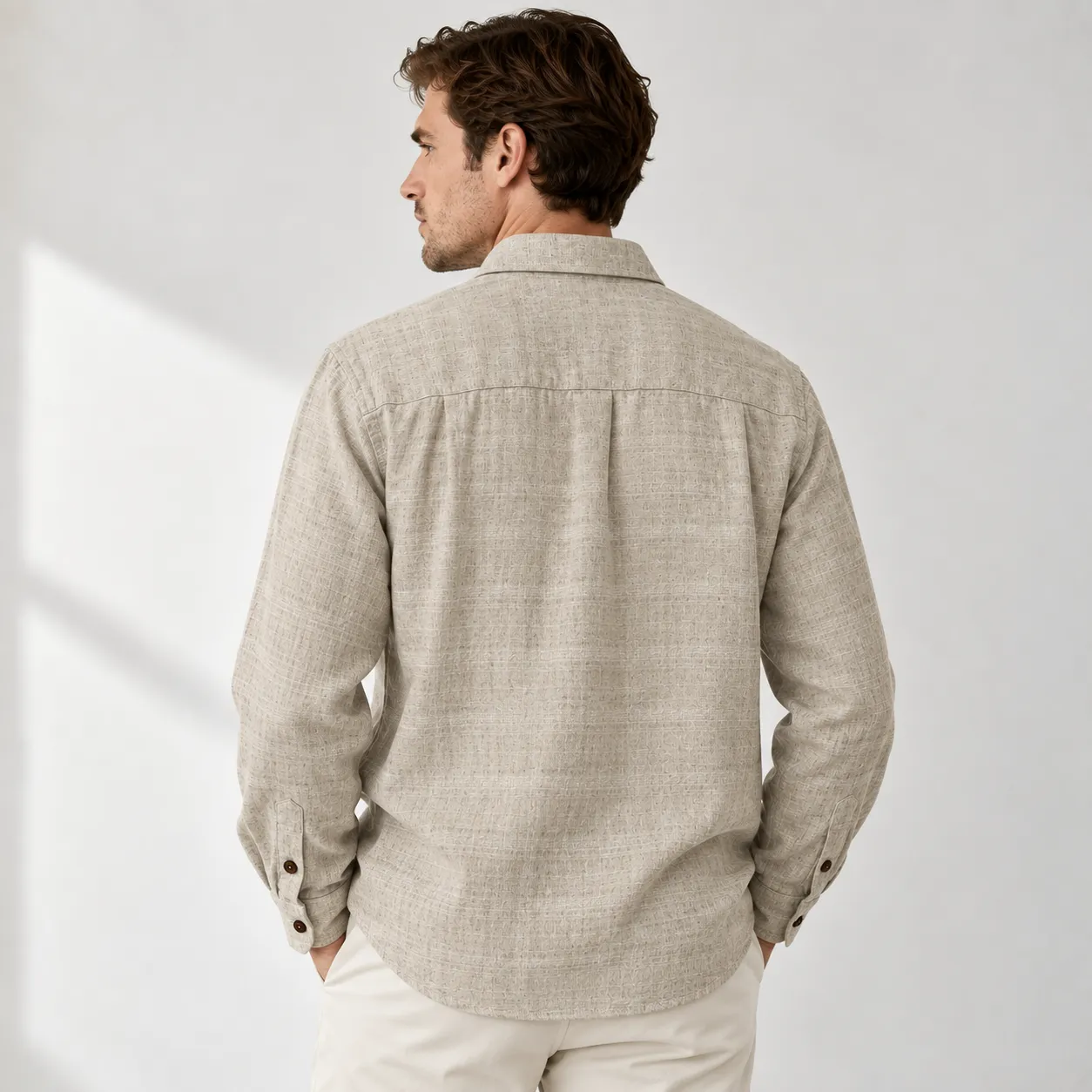 Kired Men's 100% Linen Shirt
