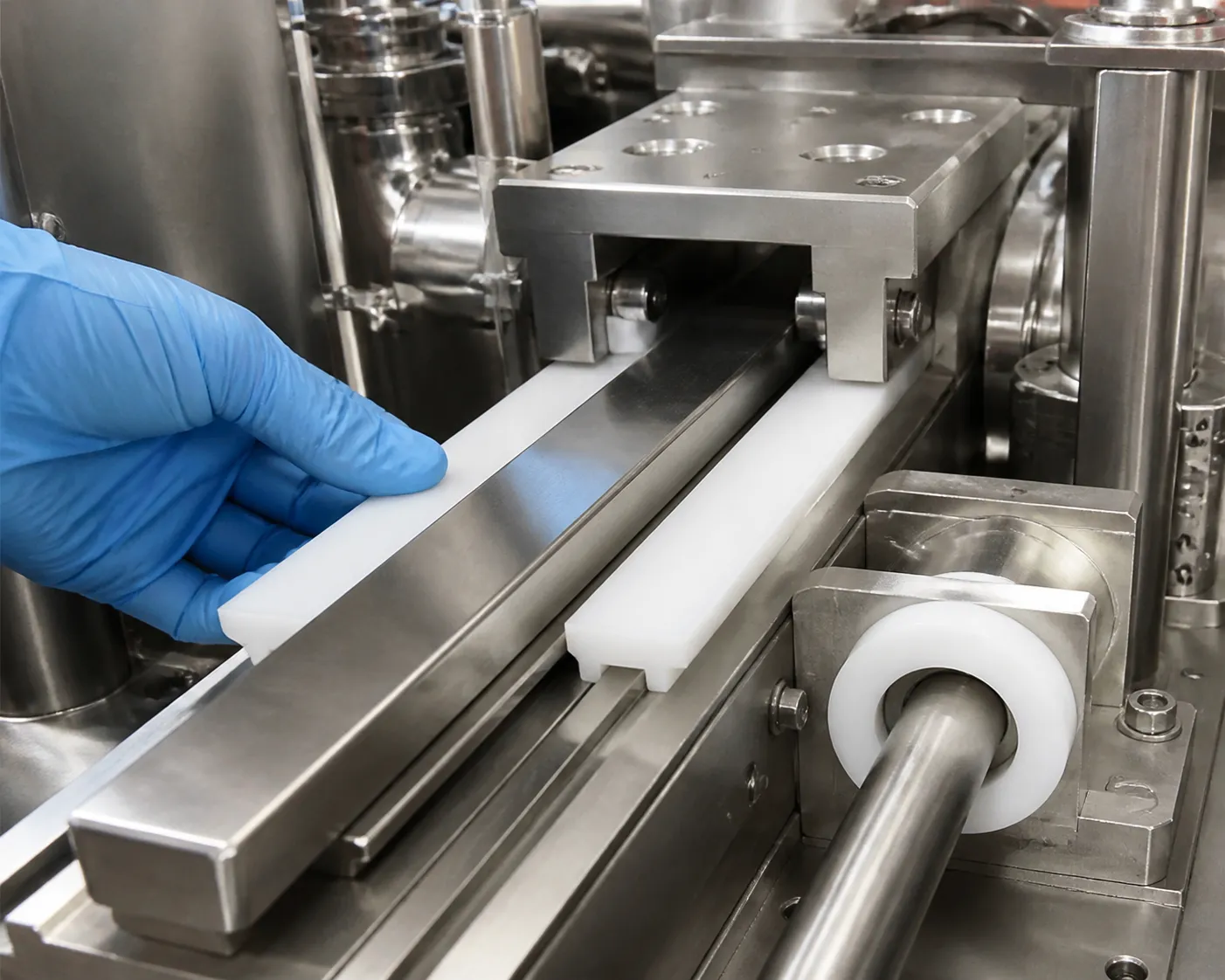 Custom PTFE Bearings & Slide Plates | Low-Friction Fluoropolymer Bushings