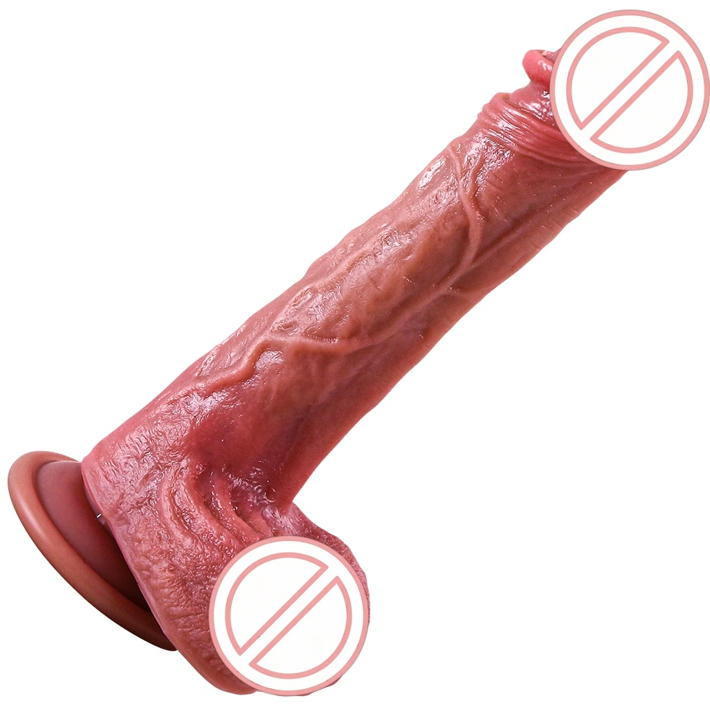 Liquidi silikoni-todellinen dildovibraattori naisten seksilelu etäohjattava vibroiva dildostimulaattori seksilelu -BJD-E003-J