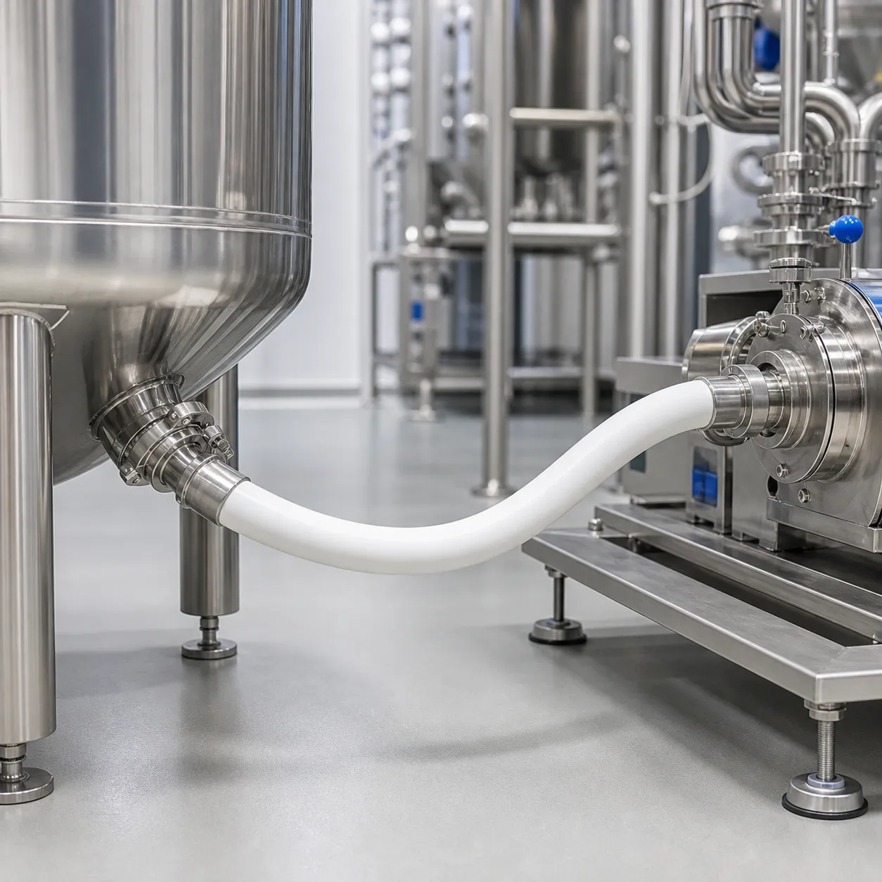 Ống PTFE Linh hoạt Cao Độ Chất Lượng | Bộ Lắp ráp Fluoropolymer Được Lắp Vỏ Thép Không Gỉ