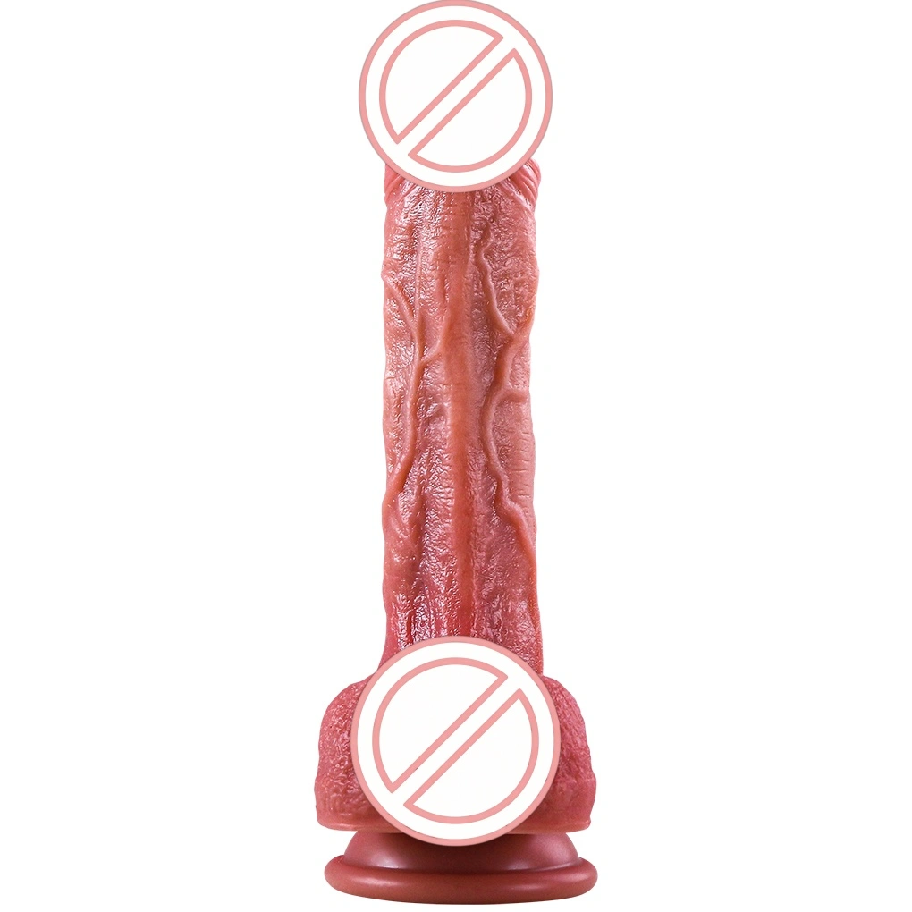 Liquidi silikoni-todellinen dildovibraattori naisten seksilelu etäohjattava vibroiva dildostimulaattori seksilelu -BJD-E003-J
