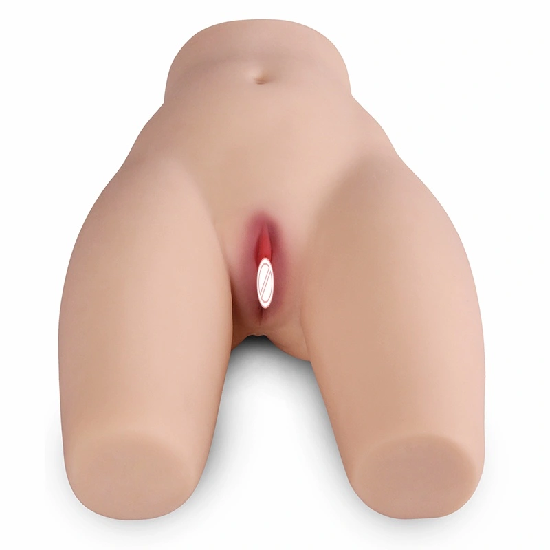 Realistische halfhoofd volwassen speelgoed, voor mannelijke masturbaatie, model van grote billen en vagina, TPE-materiaal, 100% waterdicht, HXR-BJD-F060