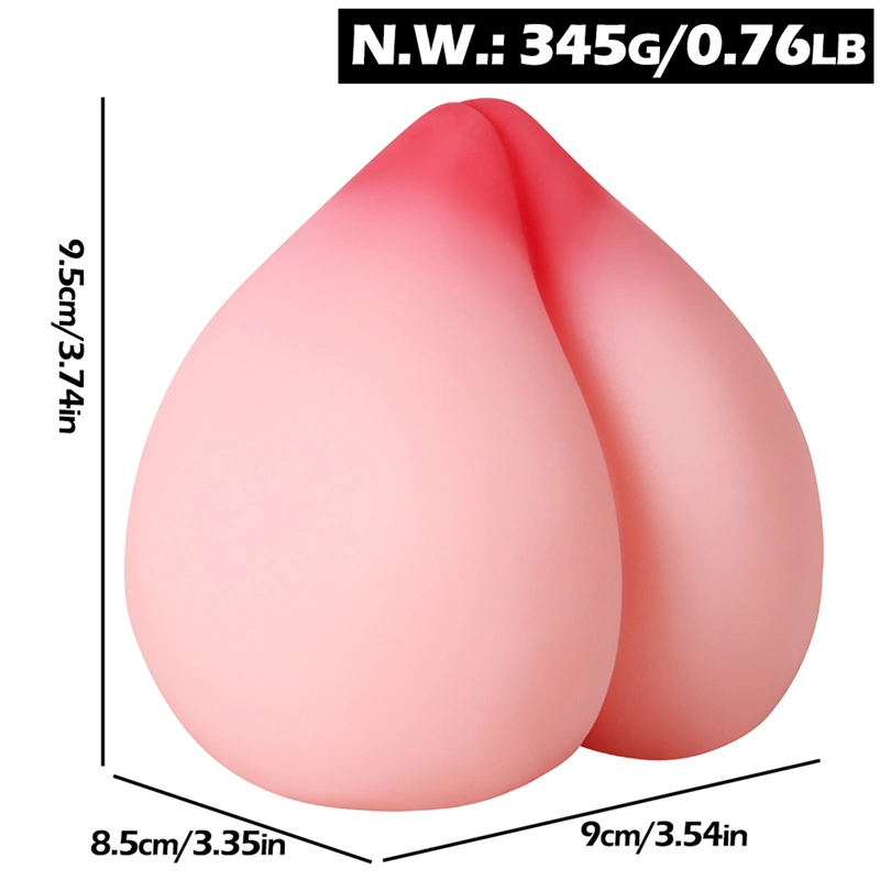 Hoge kwaliteit 400 gram TPE waterdichte anale vibrator vaginale simulatieve mannelijke masturbator 6-kanaals vliegtuigbeker seks speelgoed HXR-BJD-B058