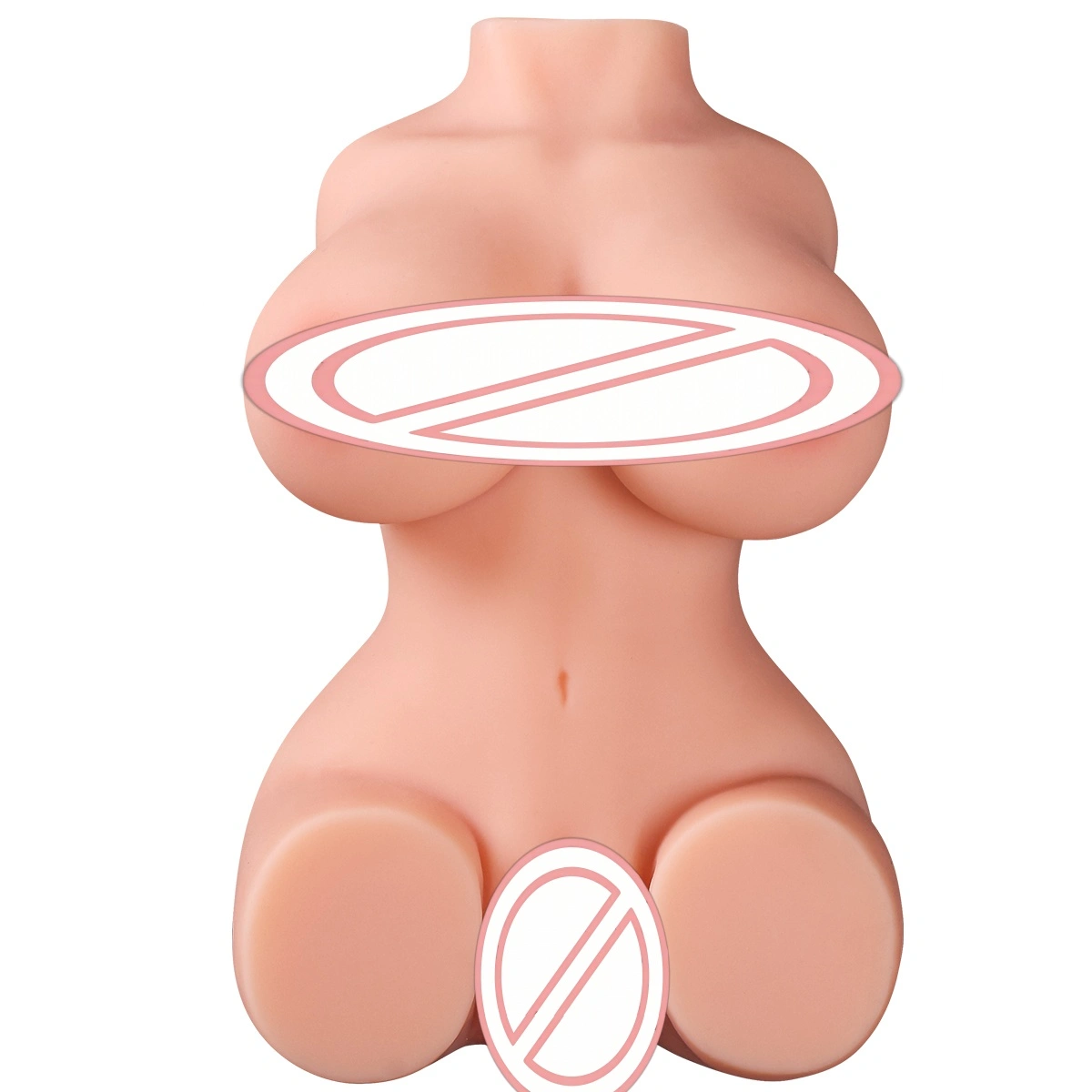 Ny type halvkrops masturbationspude med realistisk stor røv. TPE-materiale legetøj til mænds masturbation - A011-J