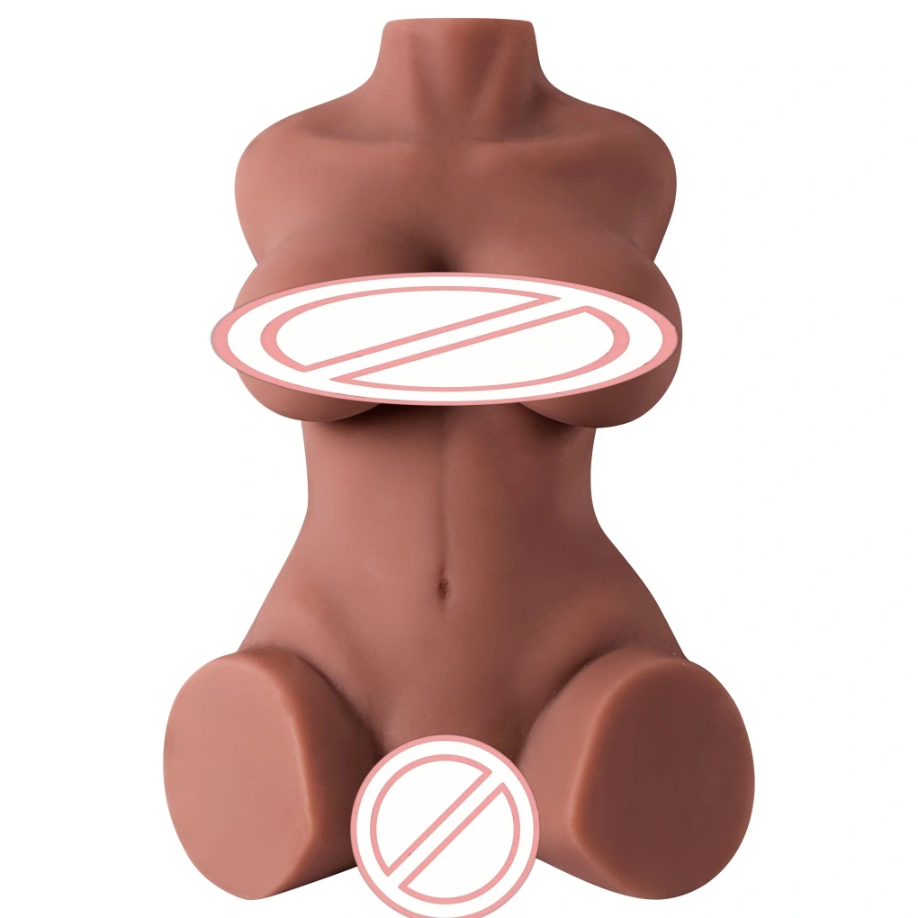 Realistisk TPE mandlig halvkropspop med realistisk vaginamodel, blød voksen legetøj, sexdukke, masturbationsartikel til mænd - BJD - A058J