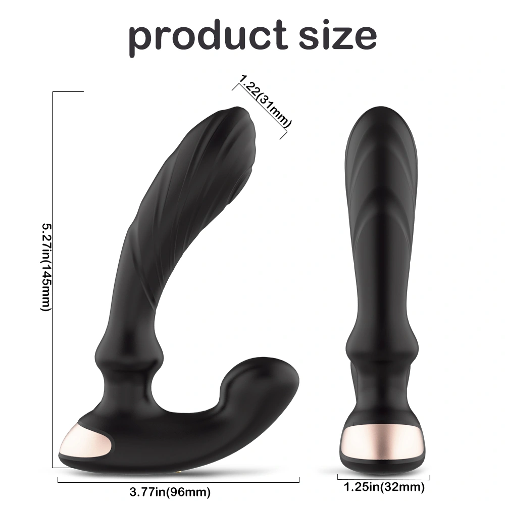 Fjernstyrt kvinnelig vibrator med 10 moduser og varmefunksjon