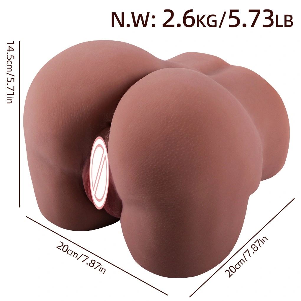 Anal-vaginal masturbator kunstig sexlegetøj voksne sexlegetøj mandlig masturbator sexy blød kop-BJD-F004-2