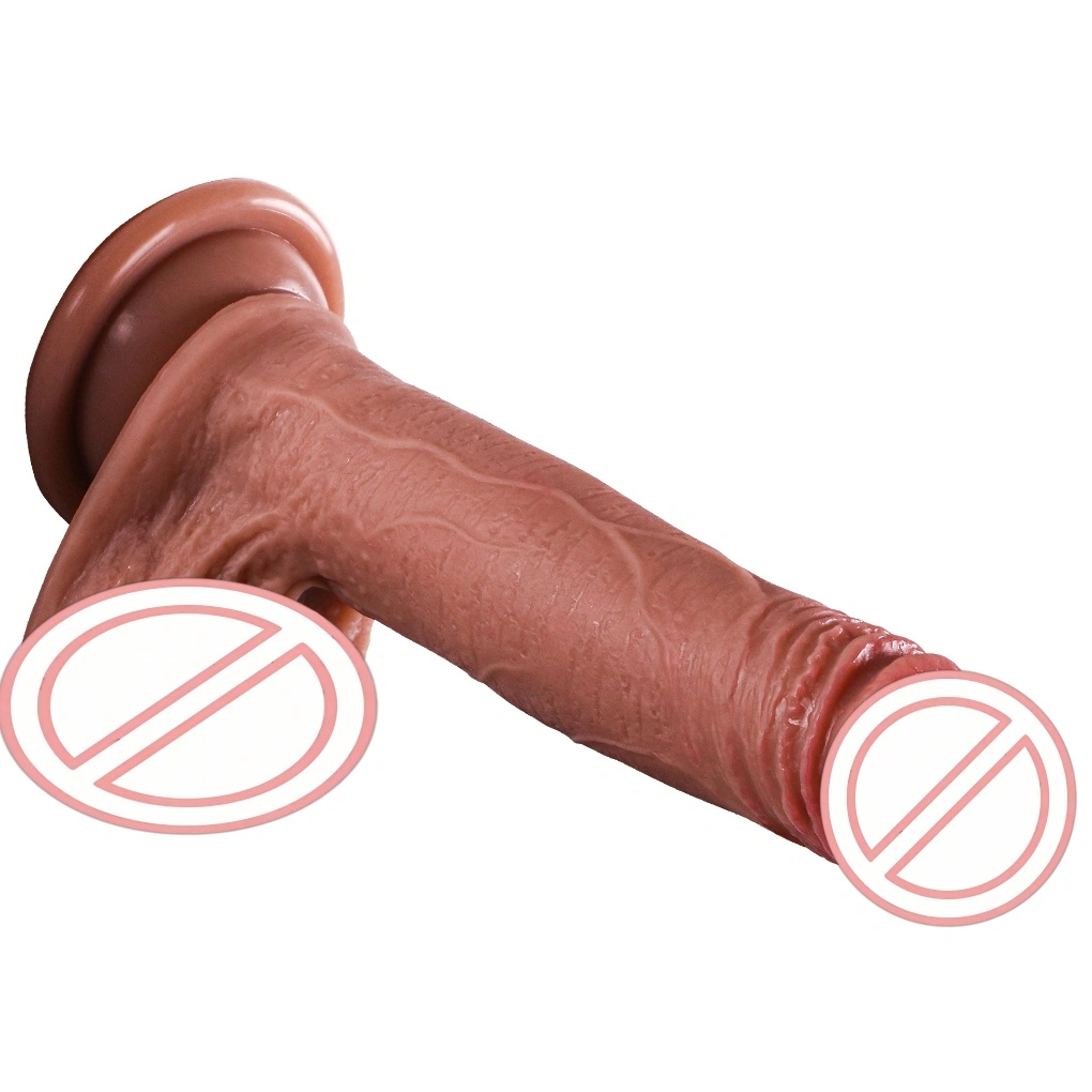 Likvide silikoni-todellinen dildovibraattori naisten seksilelu etäohjattava vibraatio-dildo stimulaattori seksilelu -BJD-E024-2