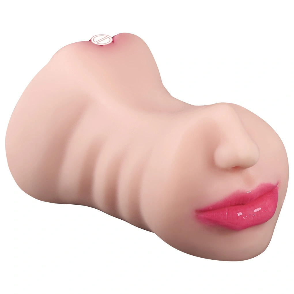 Vibrateur masculin réaliste à succès avec trois canaux en TPE - BJD - B012
