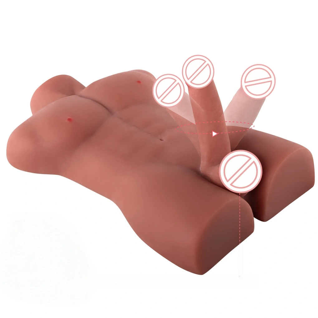 Transsexuel legetøjstrunk TPE voksen情趣legetøj realistisk stor bryst penis skede realistisk transsexuel legetøj unisex-BJD-D015