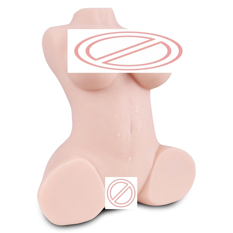Mandlig voksen sexdukke, halvkropsdesign med indsættelig vagina og anus, realistisk silikone, 100% vandtæt, realistisk hudfarve, sexlegetøj BJD-A022