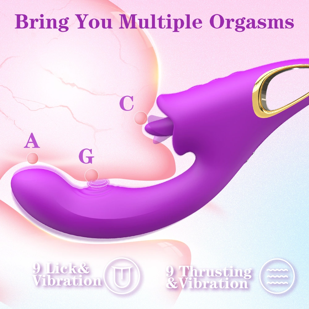 Vibrador clitoriano de silicone de motor duplo para OEM e atacado S-S580