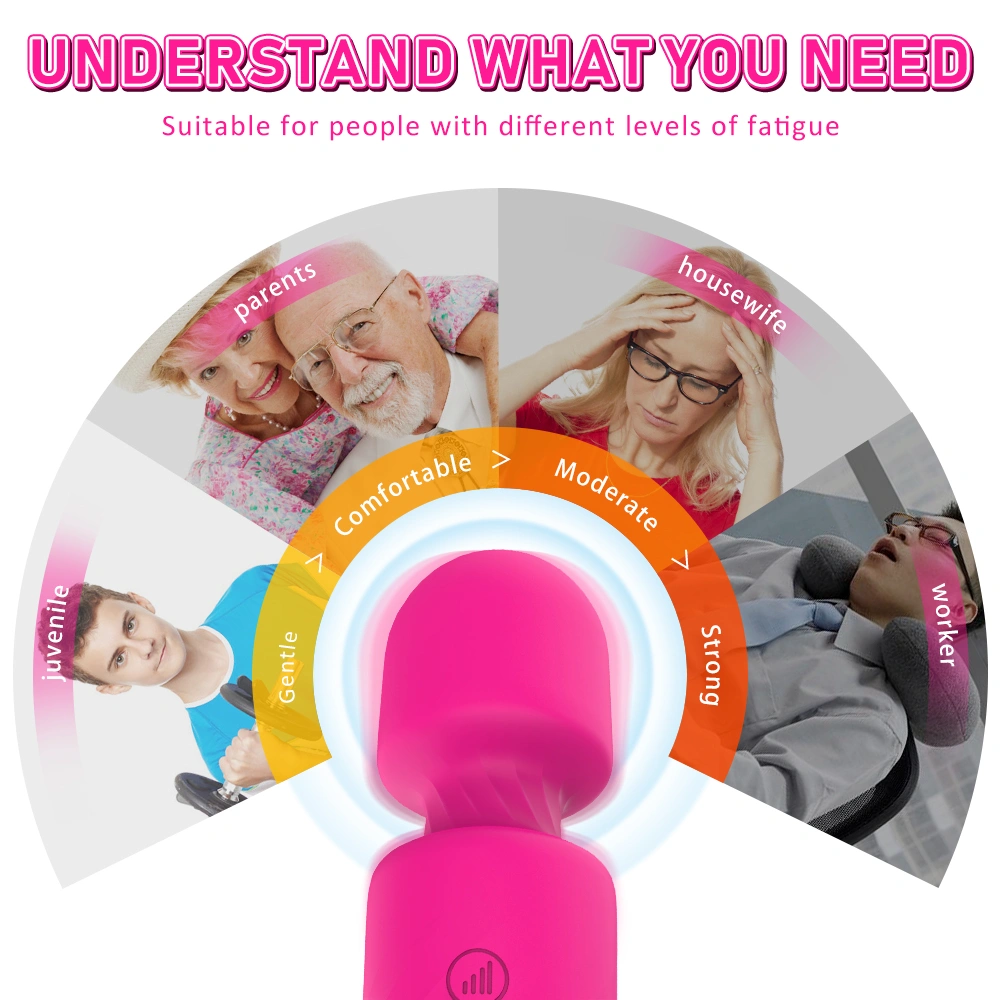 Vandtæt klitorisk stavvibrator til ekstern stimulation S-S218-2