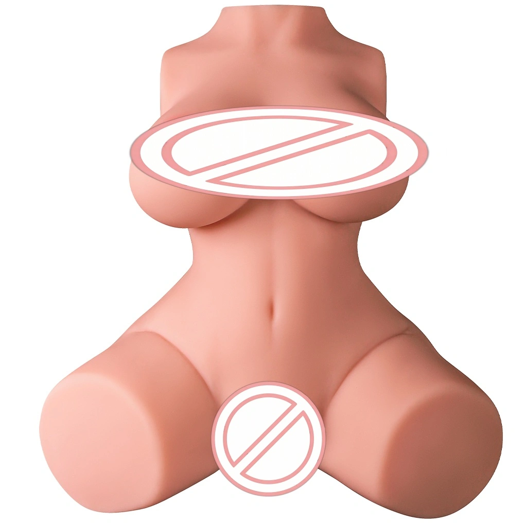 HXR TPE Male Half-Body Realistic Vagina Silicone Masturbation Doll High-End Sex Doll 100cm Flesh Color Waterproof BJD-A036J