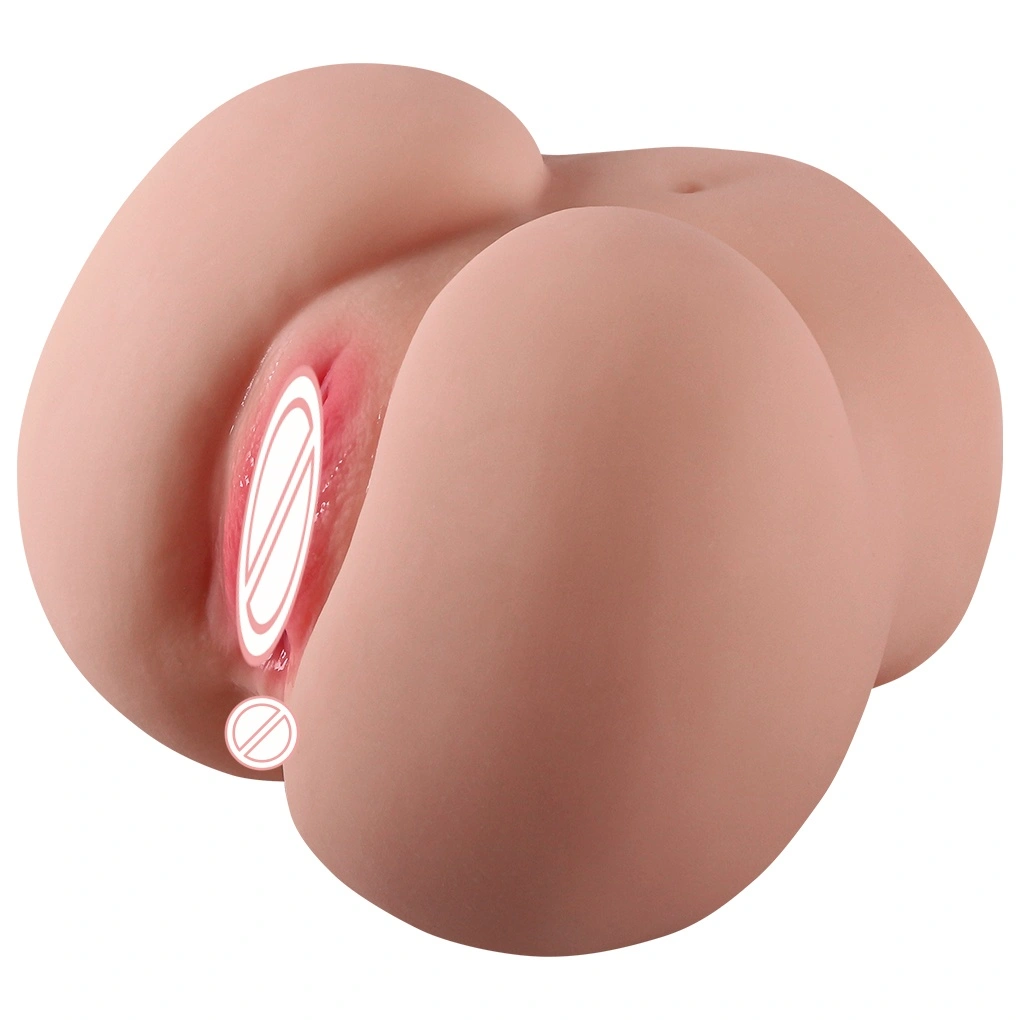 Model lubang kemaluan dan punggung dengan tekstur kulit realistik, boneka separuh manusia dengan punggung besar, alat masturbasi lelaki, kalis air 100%, produk kegembiraan dewasa warna kulit