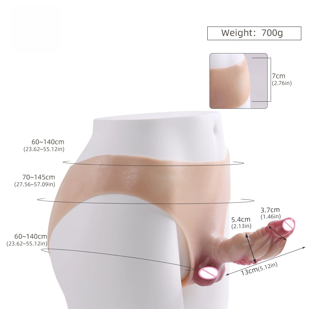 Wearable fake phallus pants, adult sex toys, realistic penis, soft silicone material, lesbian sex lesbian pants, fake phallus pants YSR-A09
