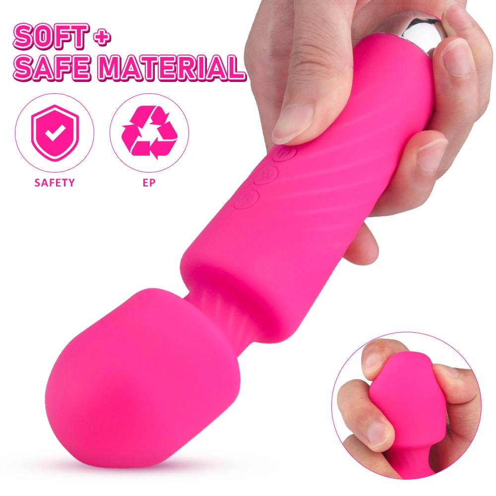 Waterproof Clitoral Wand Vibrator for External Stimulation S-S218-2
