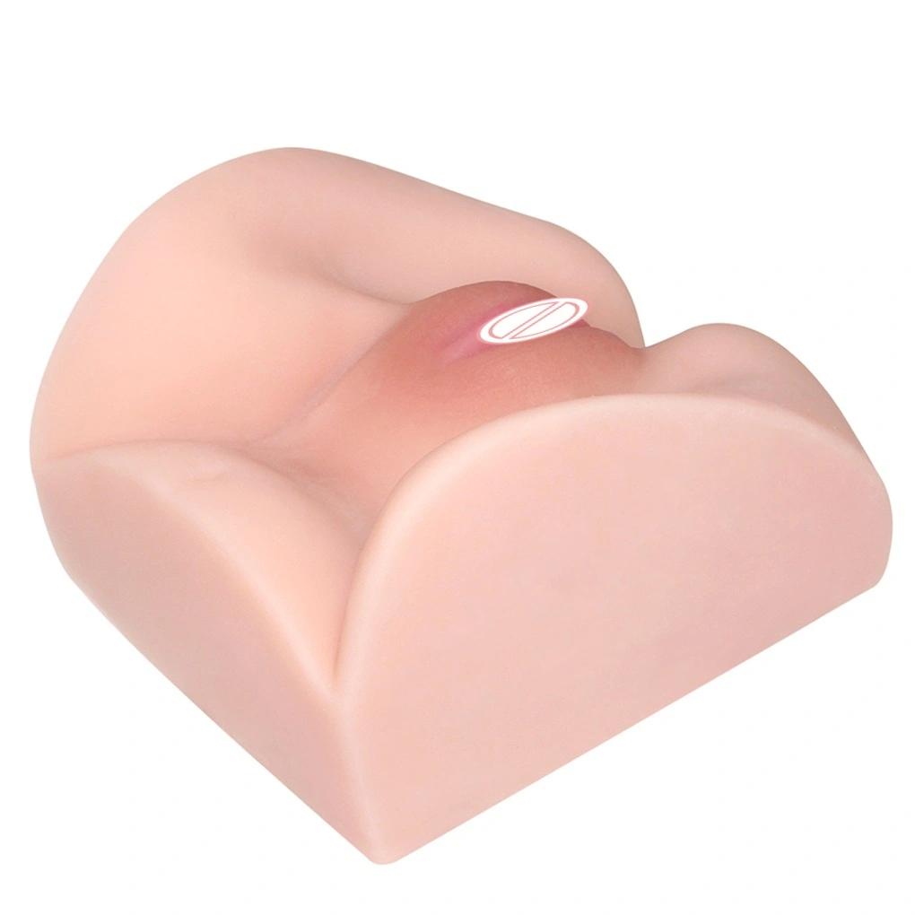 Voksne legetøj, realistisk hud stor analklug, realistisk 3D silikone stor røv, egnet til mandlig anus, vagina og skede-BJD-F036