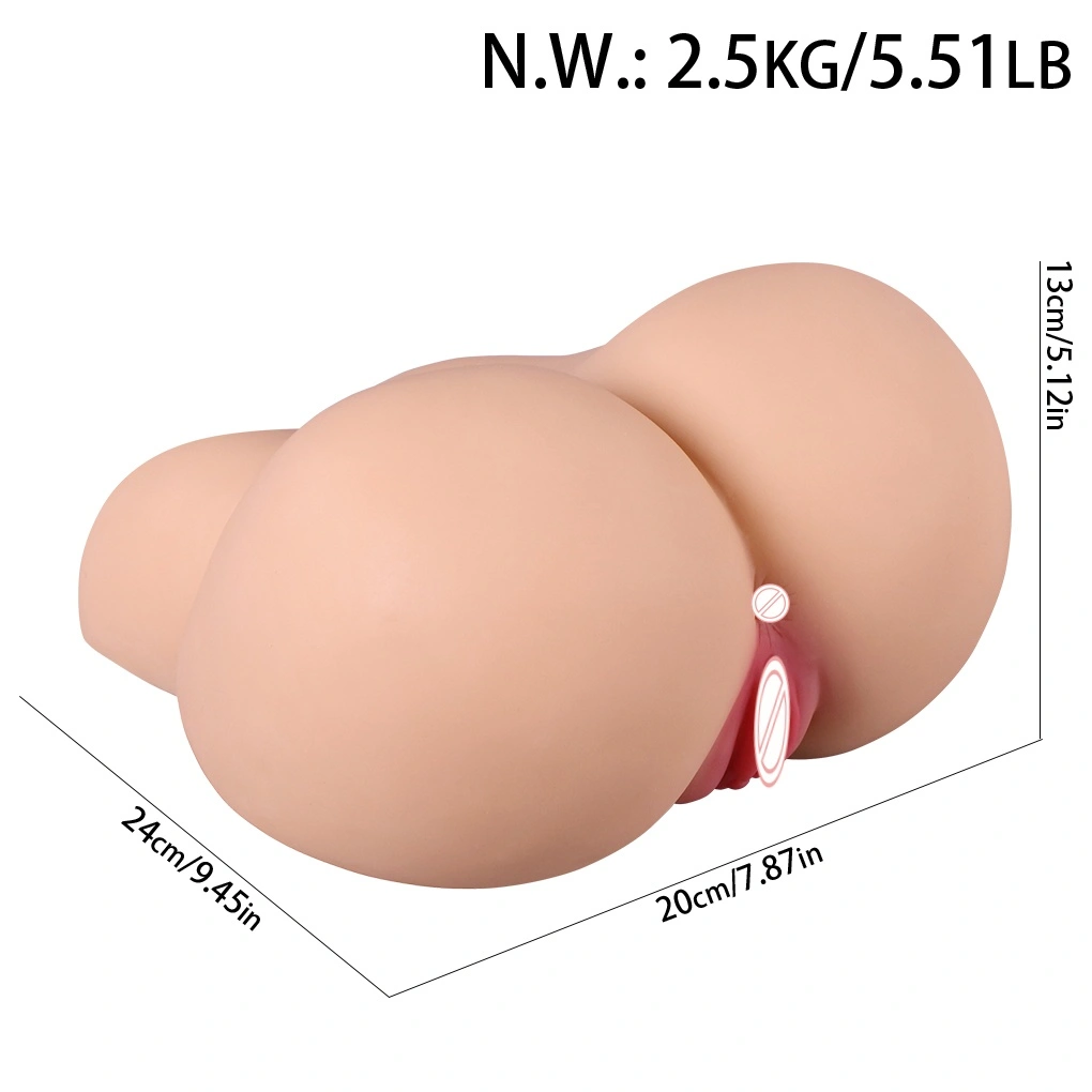 Bum model med vibration og sugning, der kan afgive lyde, 3D-realistisk bum model, voksen mandlig sexlegetøj-BJD-F050
