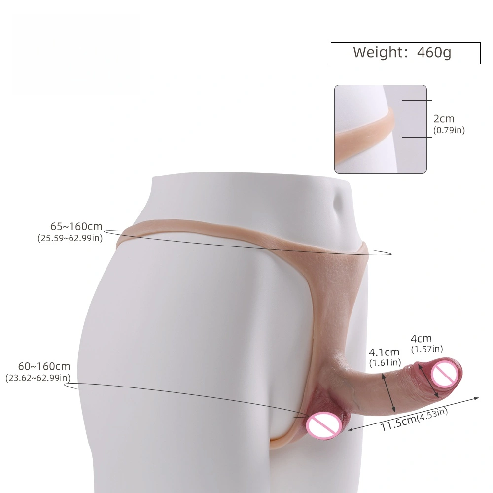 Käytettävissä oleva phallus-housut, aikuisten seksi-esineet, todellinen penis, pehmeä silikoni-materiaali, lesbo seksi lesbo-housut, phallus-housut YSR-A10-W