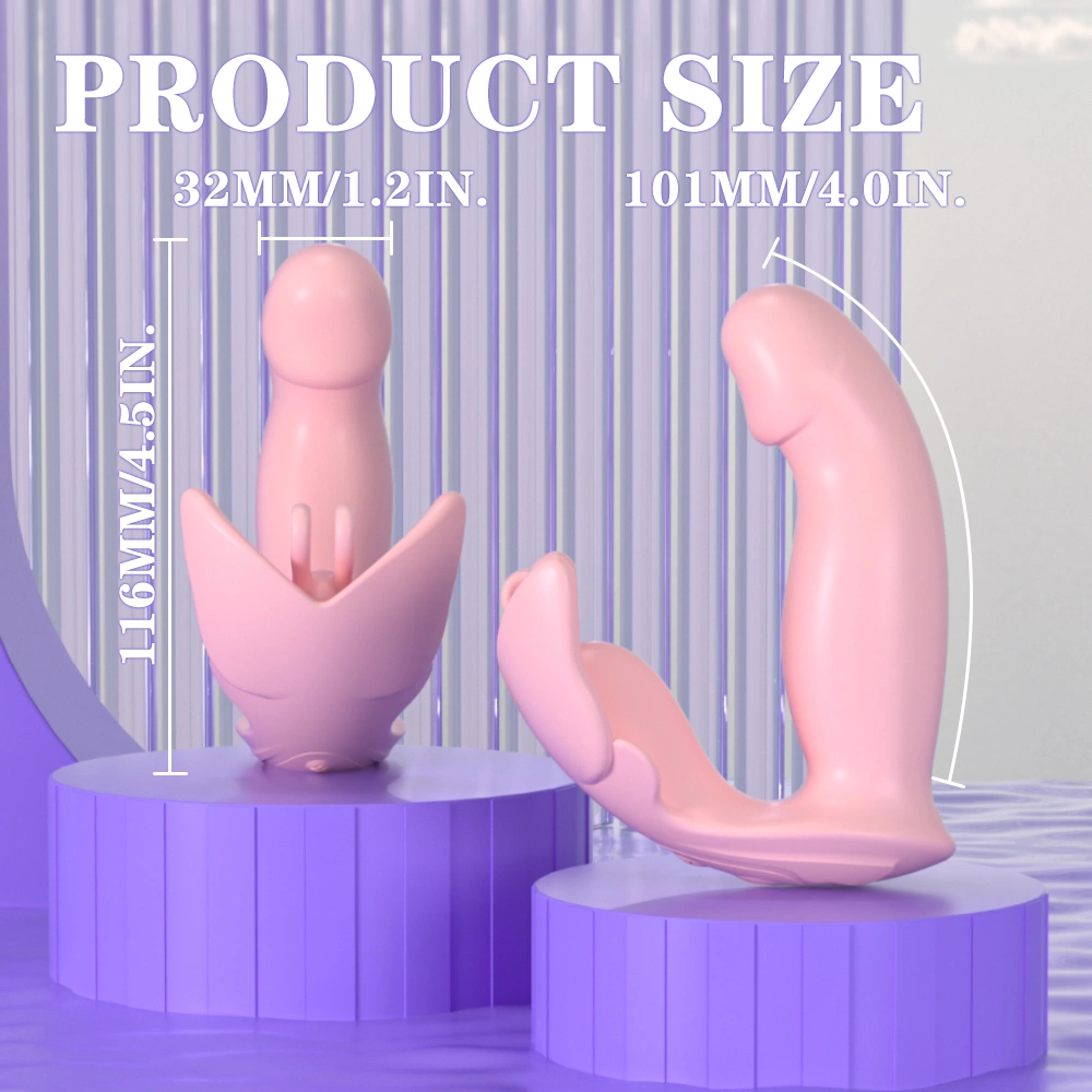 Opladenbare siliconen dildo G-spot clitoris massager dubbele vibrerende massager voor vrouwen S-S605