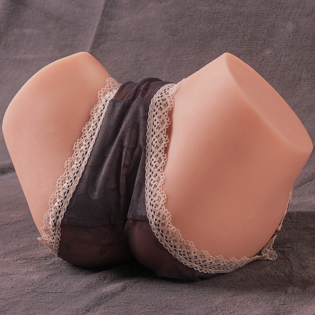 Mandlig masturbationsapparat hyperrealistisk vaginamodel to-kanals lomme masturbationsapparat voksen情趣 legetøj TPE BJD-F076-1