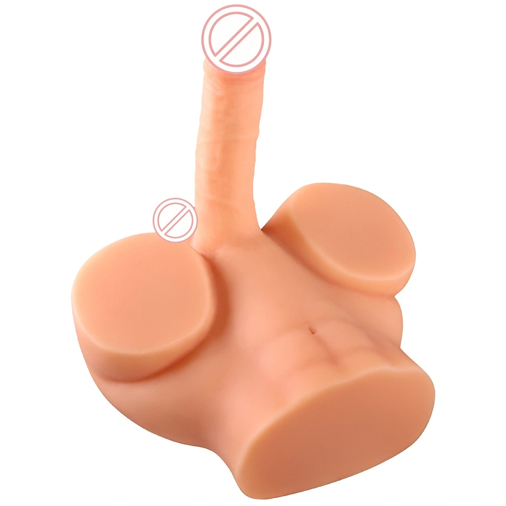 HXR Transsexuel sexdukke torso TPE voksen情趣legetøj realistisk stor bryst penis vagina realistisk transsexuel pige 100 cm vandtæt mand-BJD-D013-2