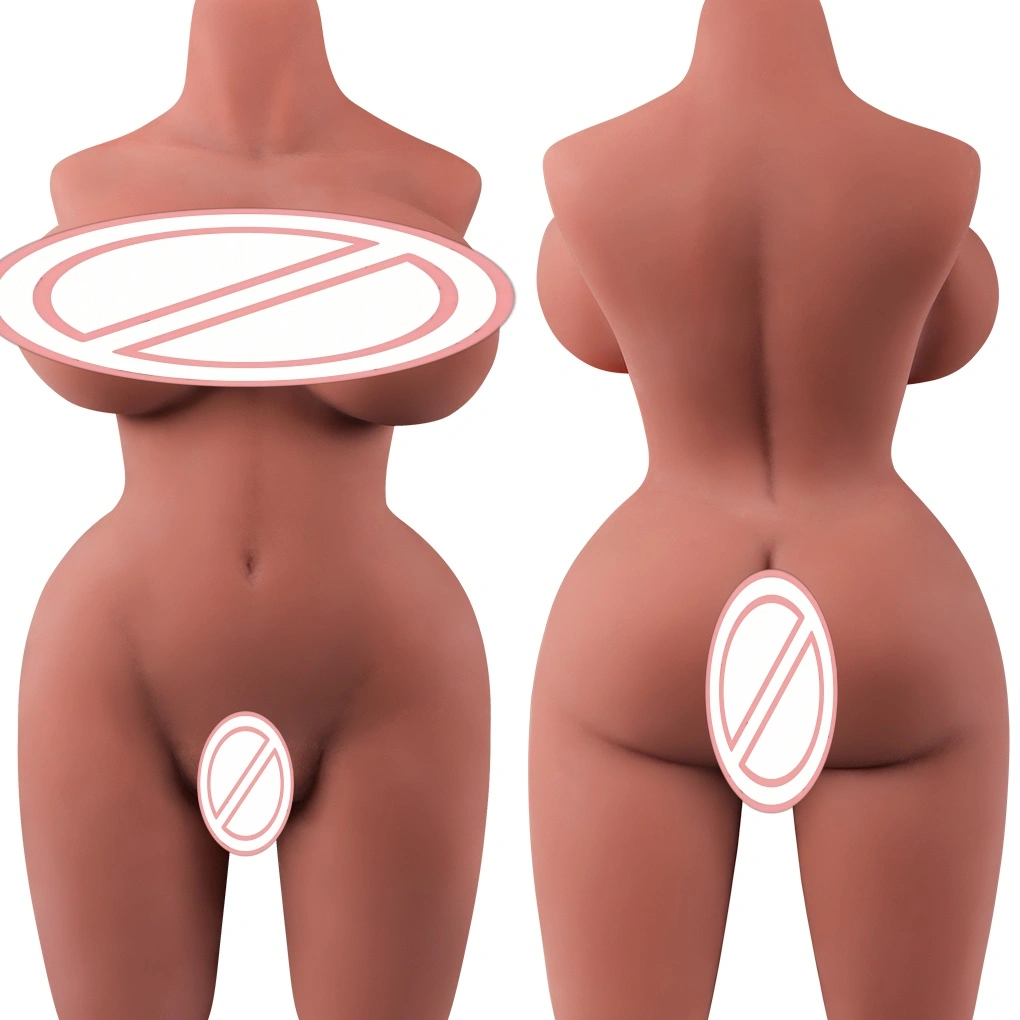 Realistisk TPE-vaginal seksdukke, design med stor røv halvkropssilikon, egnet til mandlig masturbation - BJD - A001J