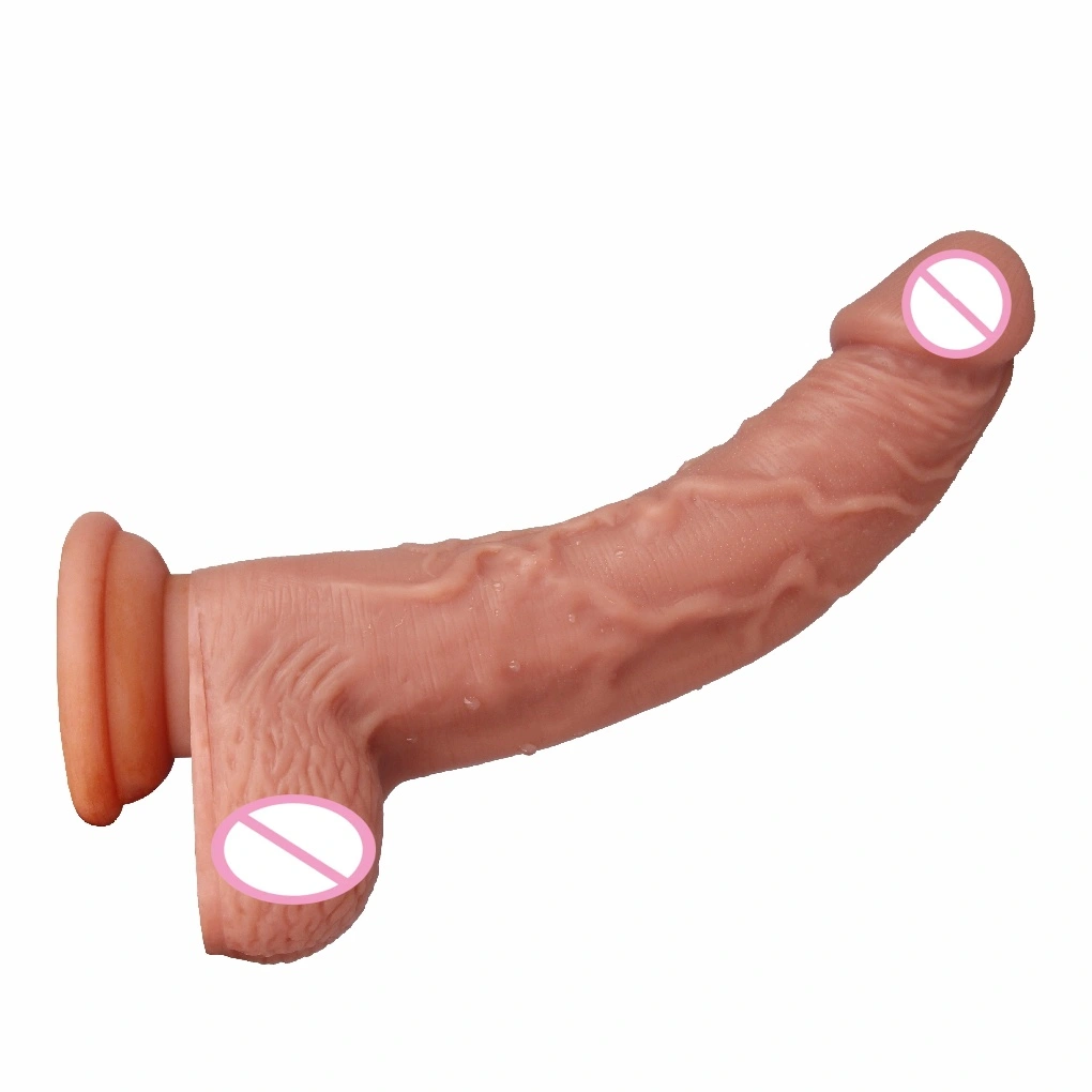 Realistische siliciumneuspenis met handvat vibrator 100% waterdicht HXR - merk vrouwelijk masturbatief sexspeelgoed India BJD - E021 - J