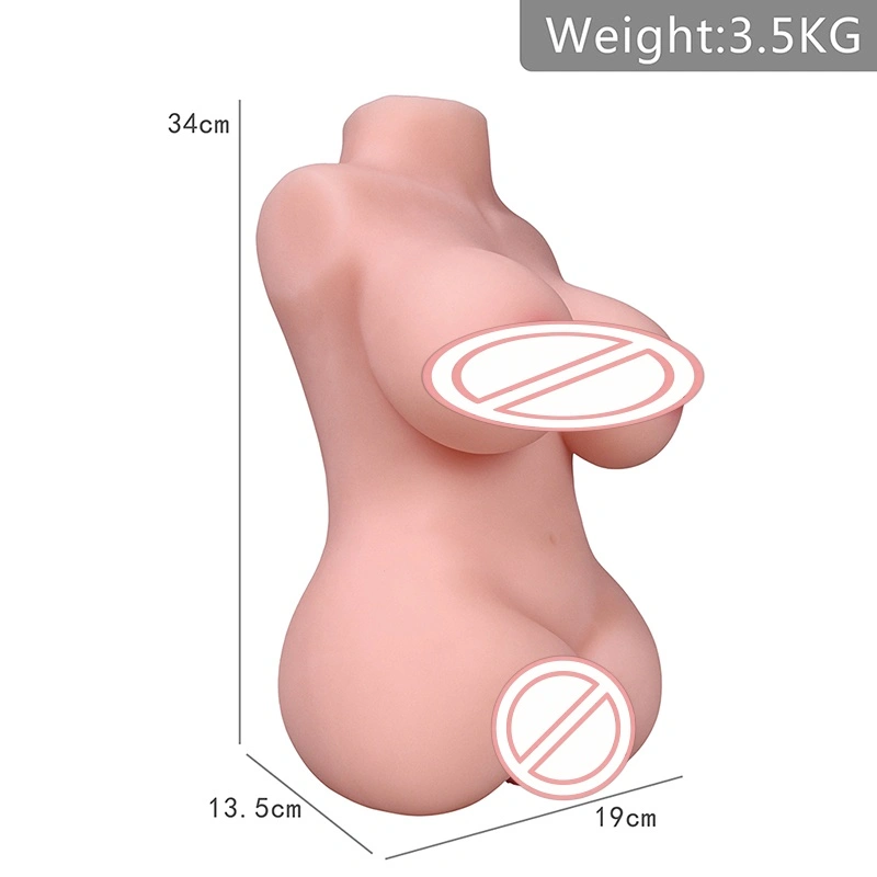 Realistisk kvindelig halvkrop simulering TPE materiale vandtæt 100 cm sexdukke masturbator torso vagina anus bryster voksne legetøj