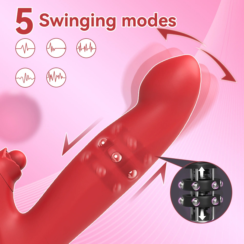 Wenma Rose naisten vibrattori 10/5 taajuus USB magneettilataus vedenpitävä stimulaatiohierojaputki aikuisten leluja tukku