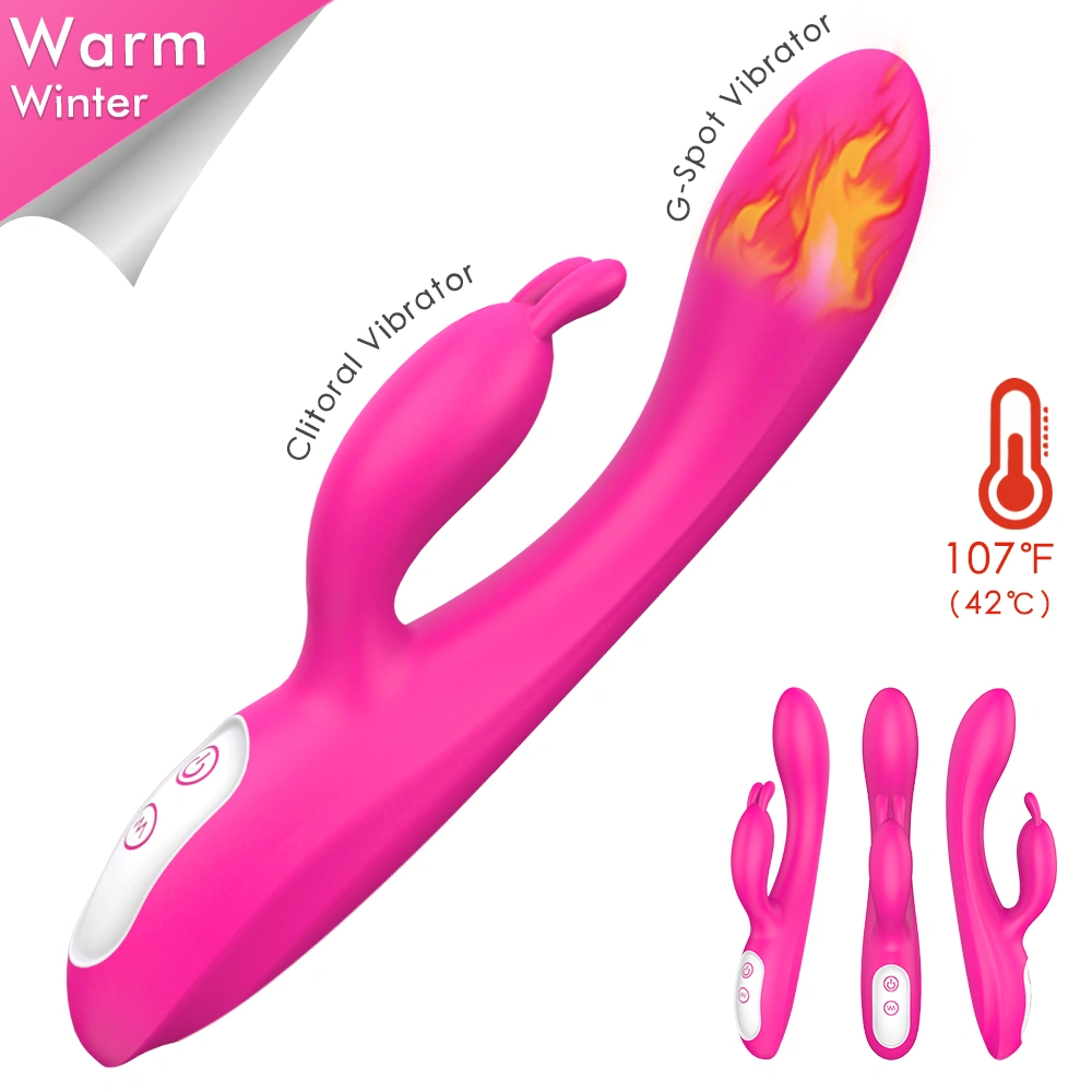 HXR Naisille seksikäs vibratoorinen G-pisteen ja klitoriksen massaaattori vesitiivis ruokalaatuinen silikoni dildoaautomaattori S-S103