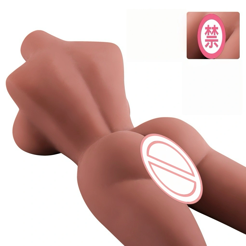 Realistisk TPE-vaginal seksdukke, design med stor røv halvkropssilikon, egnet til mandlig masturbation - BJD - A001J