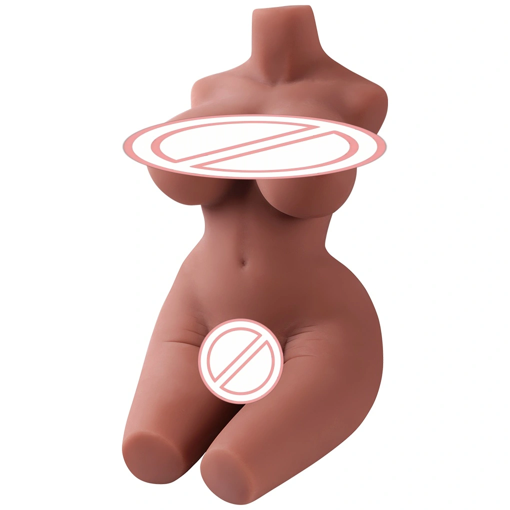 Realistisk TPE-vaginal seksdukke, design med stor røv halvkropssilikon, egnet til mandlig masturbation - BJD - A001J