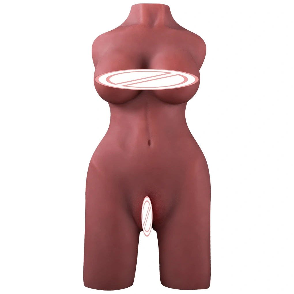 Realistisk simulering af privat deler, trykket实体半身智能pude, mandlig masturbator, vandtæt hul, vagina/anus, voksen情趣用品-BJD-A044-2J