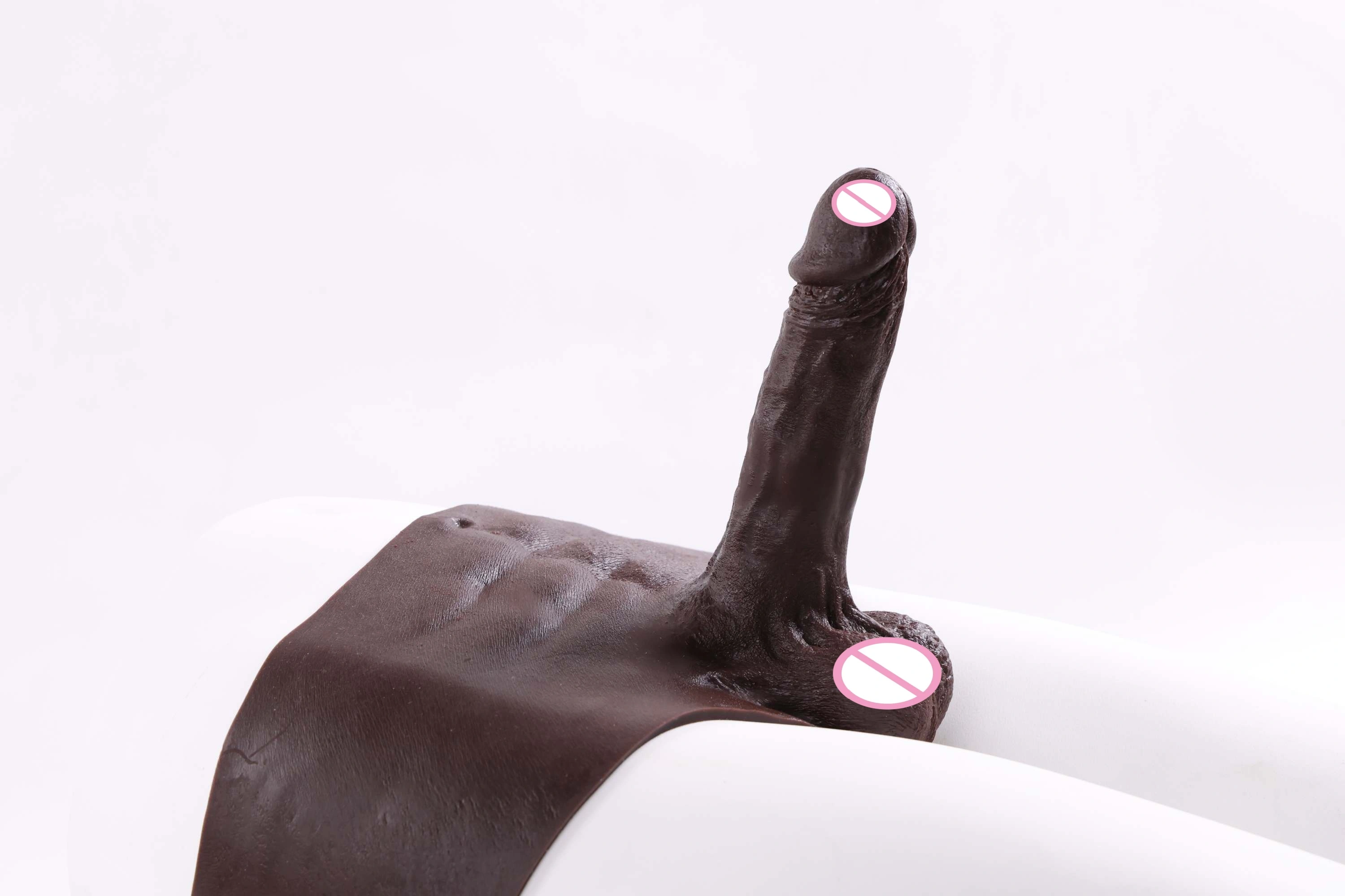 Todellinen nauhahihna-tyyppinen suuri tekoälypenis suosittu tyhjä silikoni todellinen penis alushousut miehille kannettavat tekoälypenis alushousut YSR-A02-1